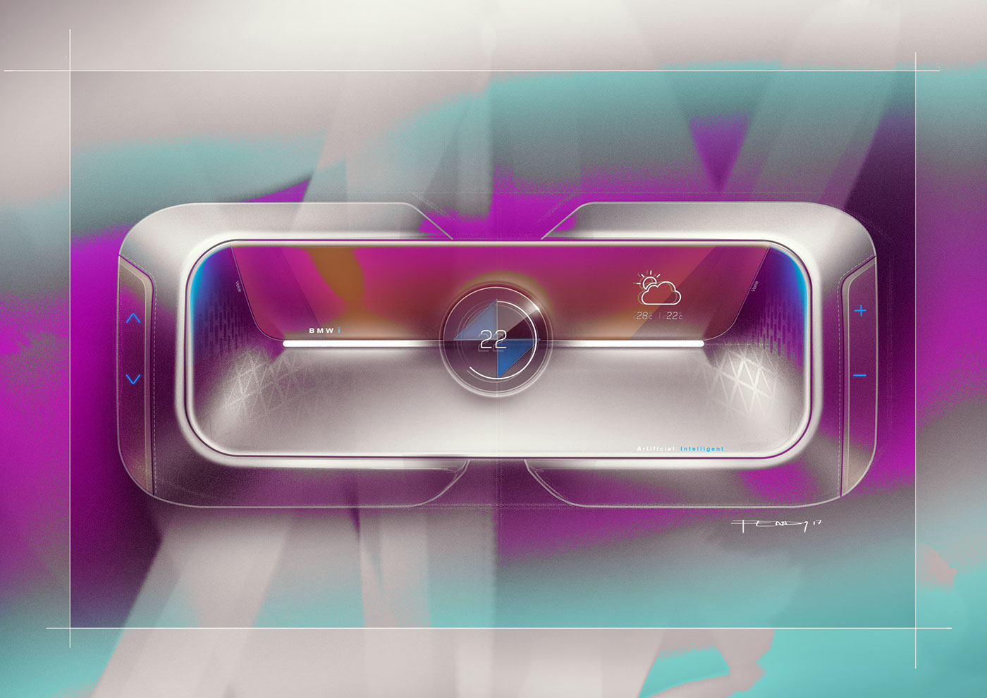 Hand drawn，automobile，painting，Ubee ，outdoors，