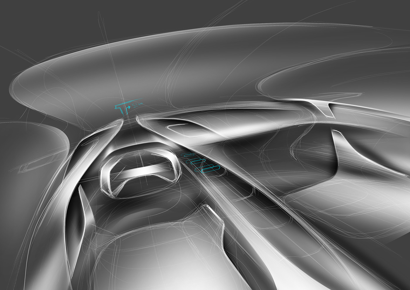 Hand drawn，automobile，painting，Ubee ，outdoors，