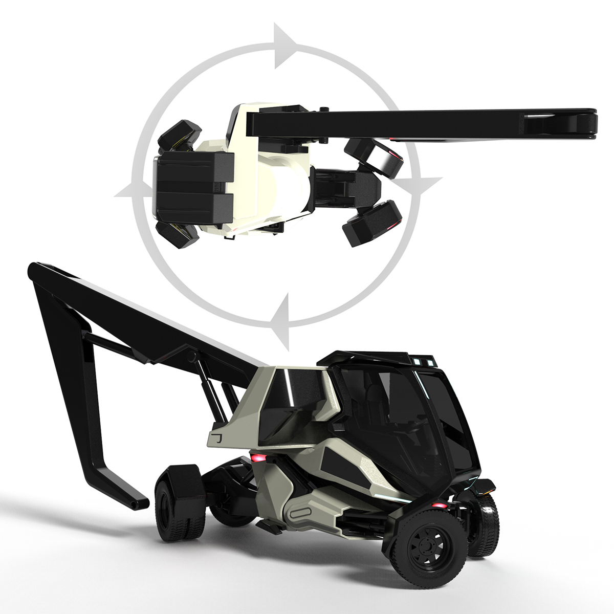 Automatic design，excavating machinery，janus，