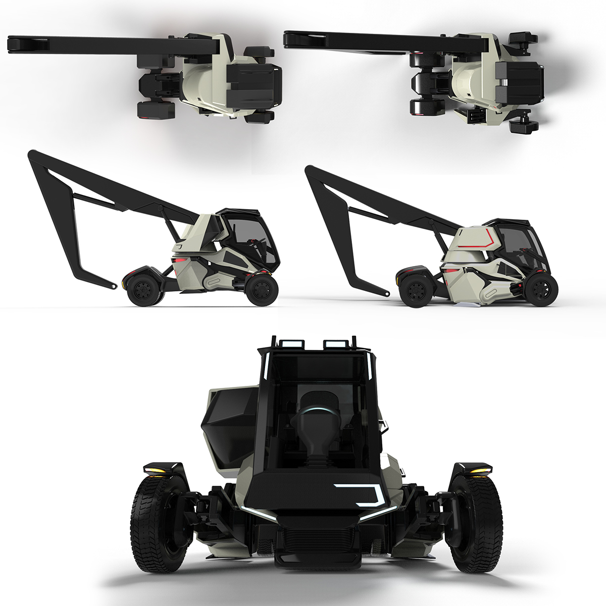 Automatic design，excavating machinery，janus，