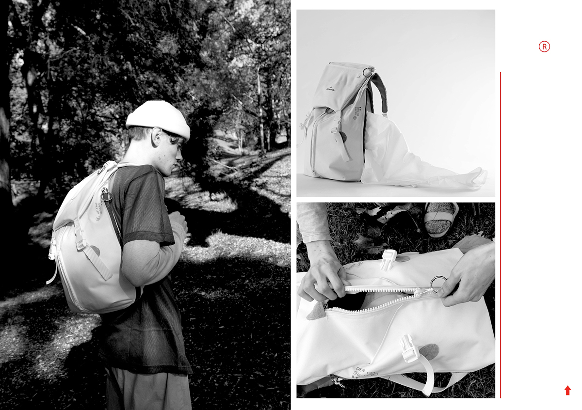 white，package，a bag，Travelling bag，outdoors，Travel，pack，