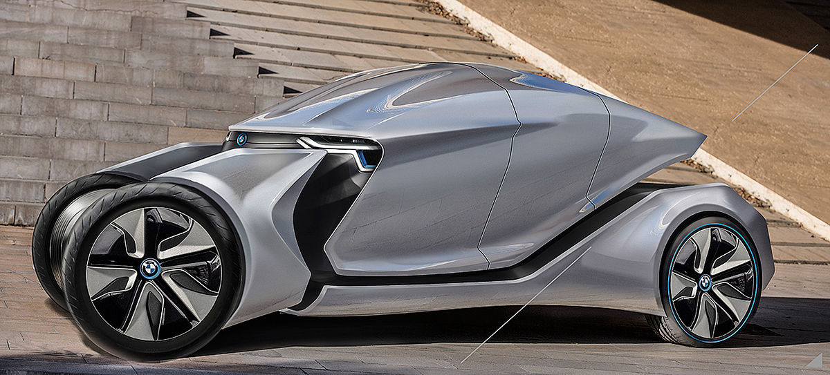 sketch，Automatic design，BMW i2，Sports car，