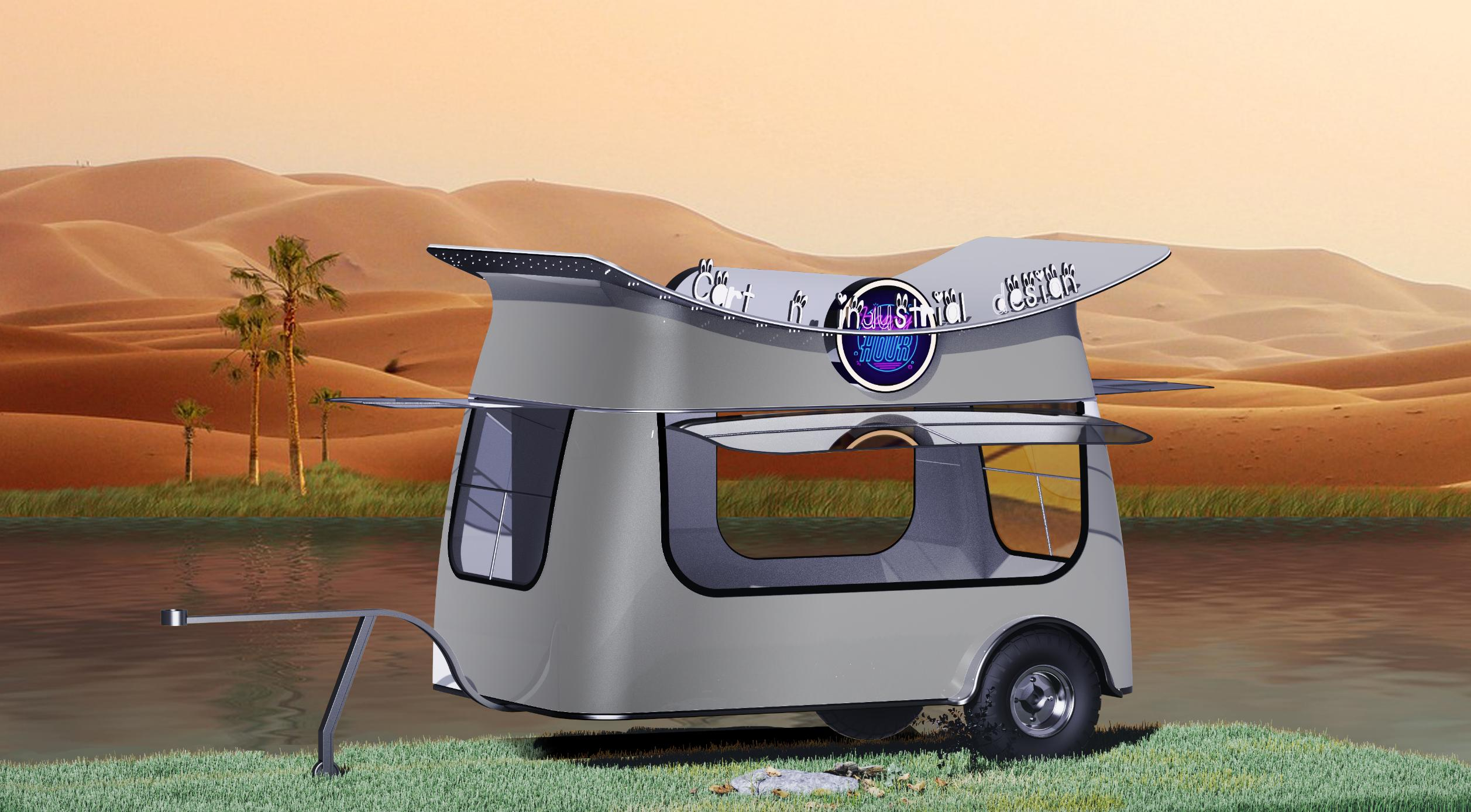 dining car，Desert oasis，product design，Atmosphere sense，UG，keyshot，