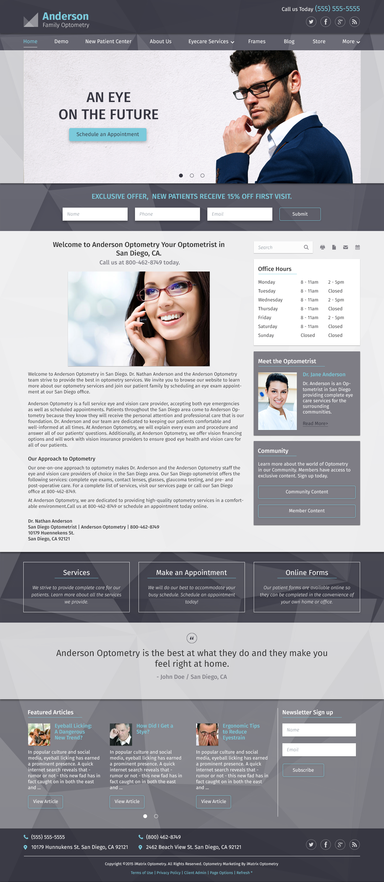 iMatrix Website Template - 普象网