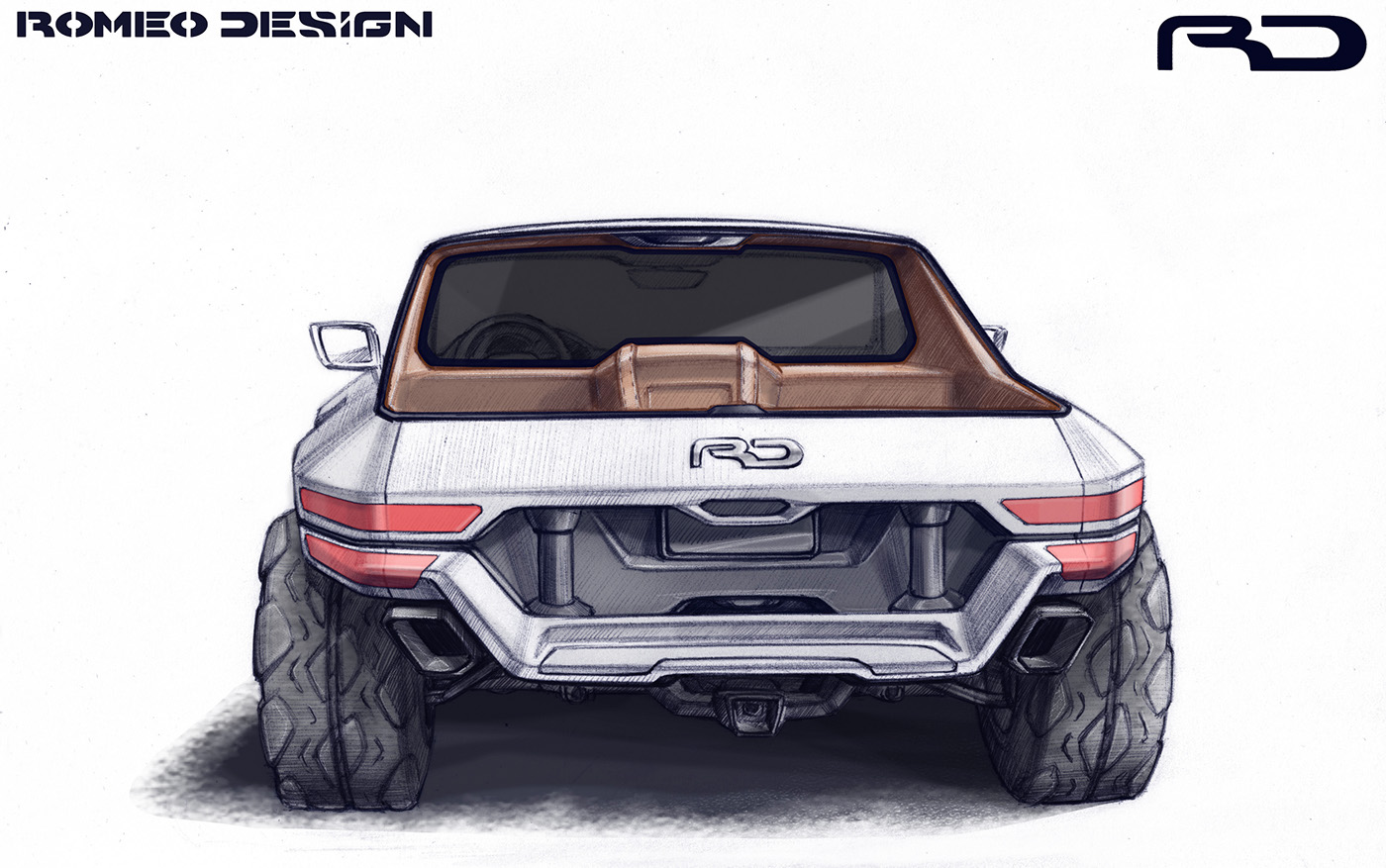 Pickup，Hand drawn car，Pickup hand drawn，