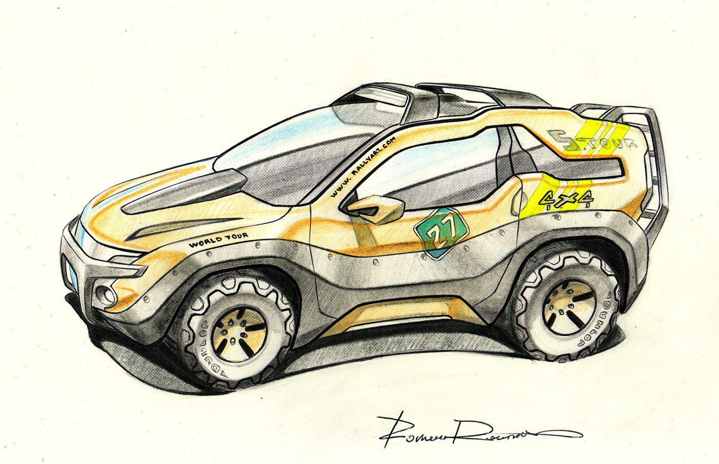 Pickup，Hand drawn car，Pickup hand drawn，