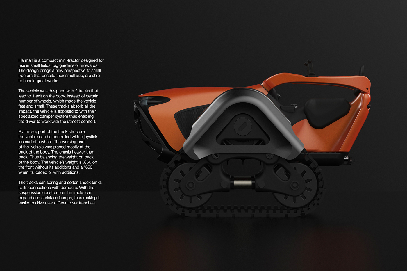 machine design，Tractor design，Small tractor，