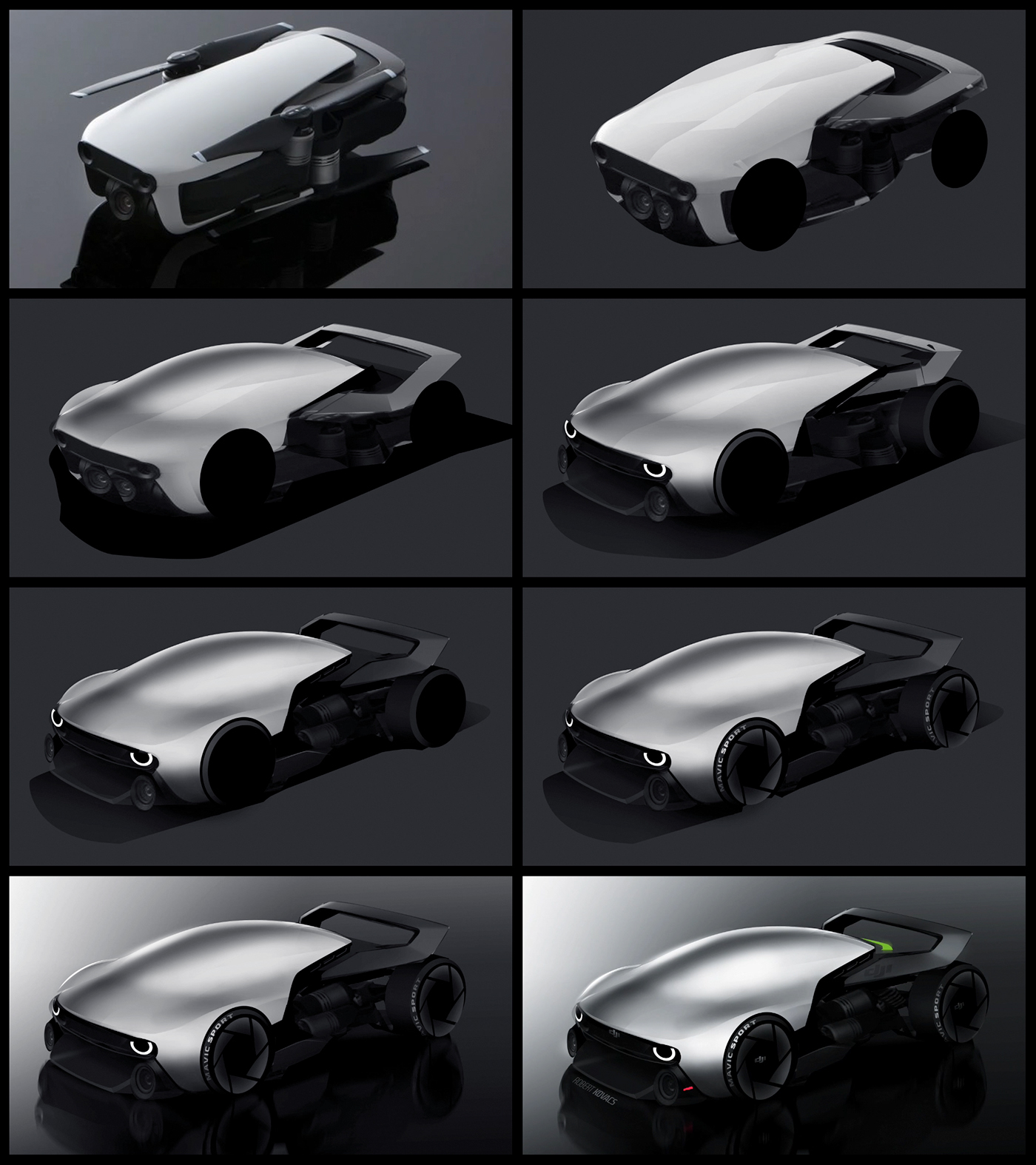 Automobile design，UAV design，Design concept，