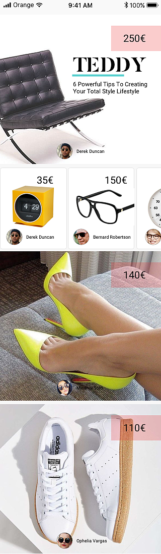 E-commerce website, with user centered shopping - 普象网