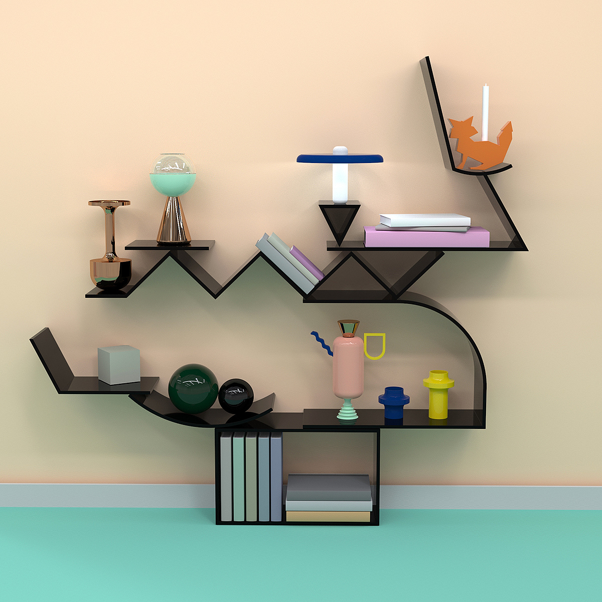 Home Furnishing，furniture，Storage rack，Ornaments，Symbol，