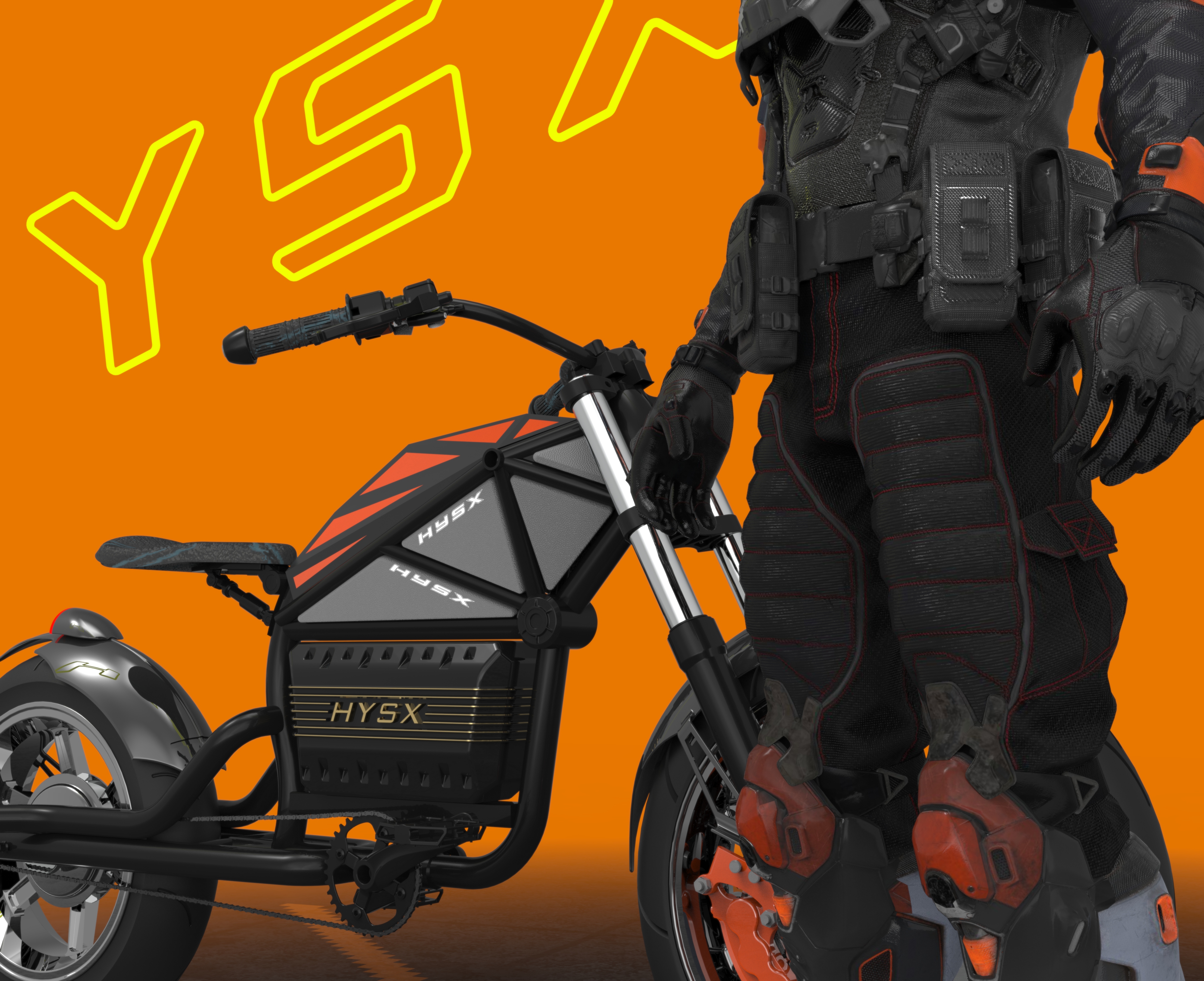 Halley，Electric bicycle，Electric friction，Mecha，eBIKE，