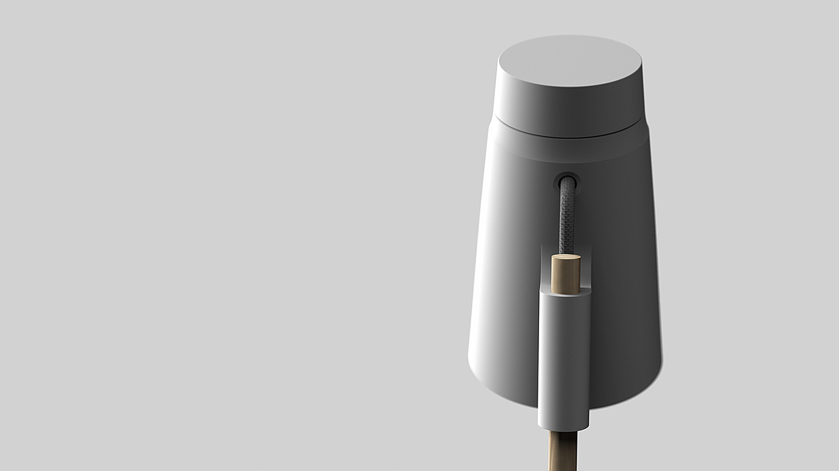 Desk lamp，assemble，wire，Knob socket，Light bulb:，Plug，3D printing，