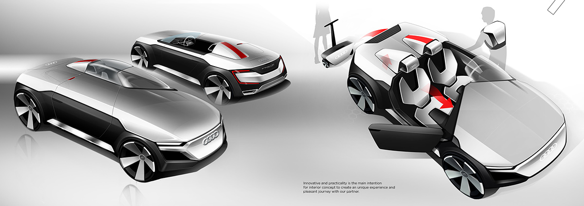 audi，innove，Concept Car，Transportation industry，product design，