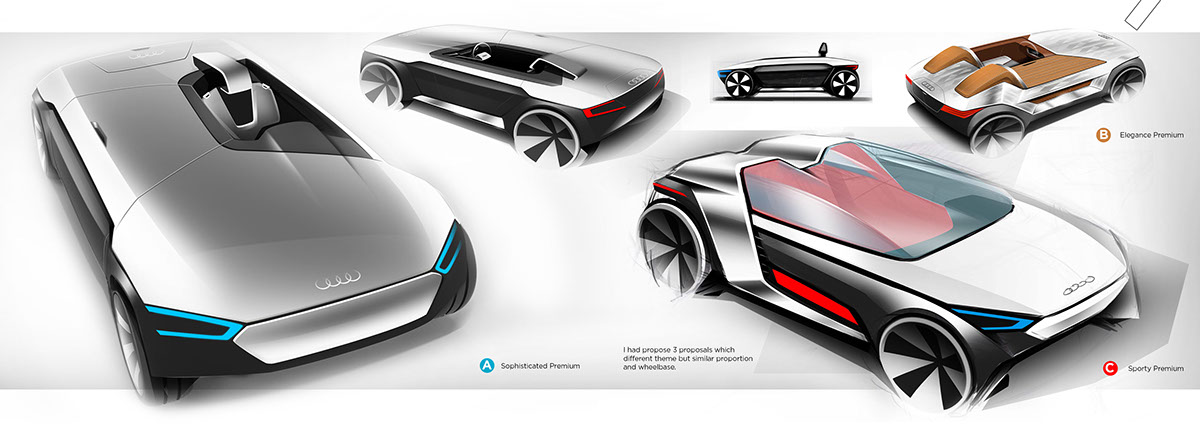 audi，innove，Concept Car，Transportation industry，product design，