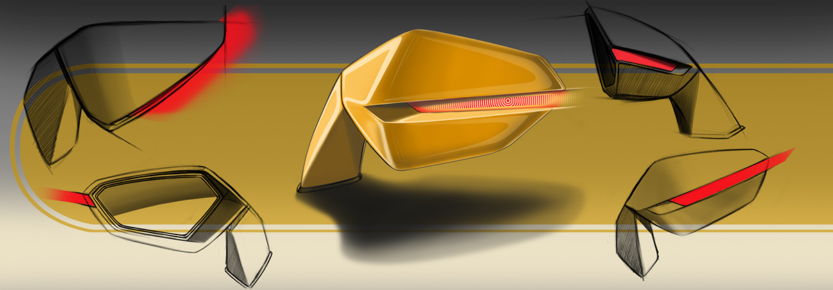 automobile，Interior decoration，city，hatchback ，Hand drawn，