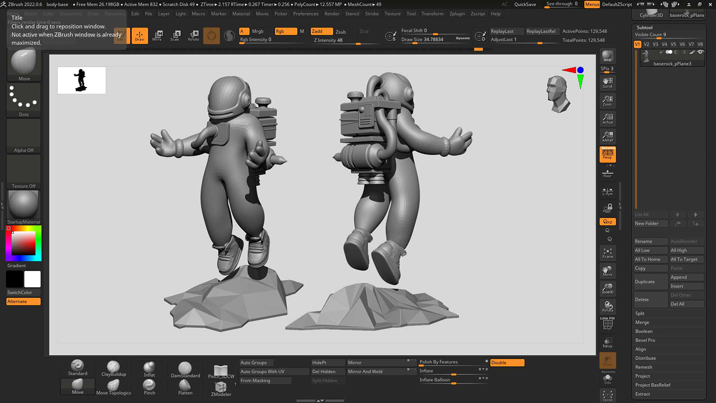 Garage Kit，astronaut，Appearance design，delicate，IP hand office，