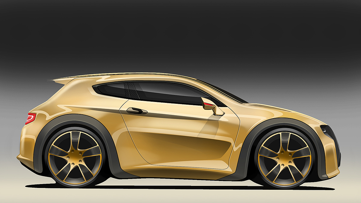 automobile，Interior decoration，city，hatchback ，Hand drawn，