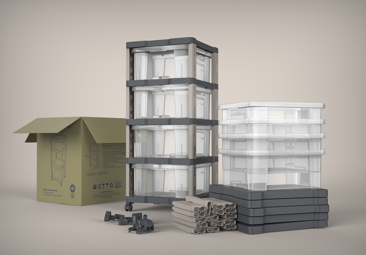 Storage box，product design，industrial design，T-Force，