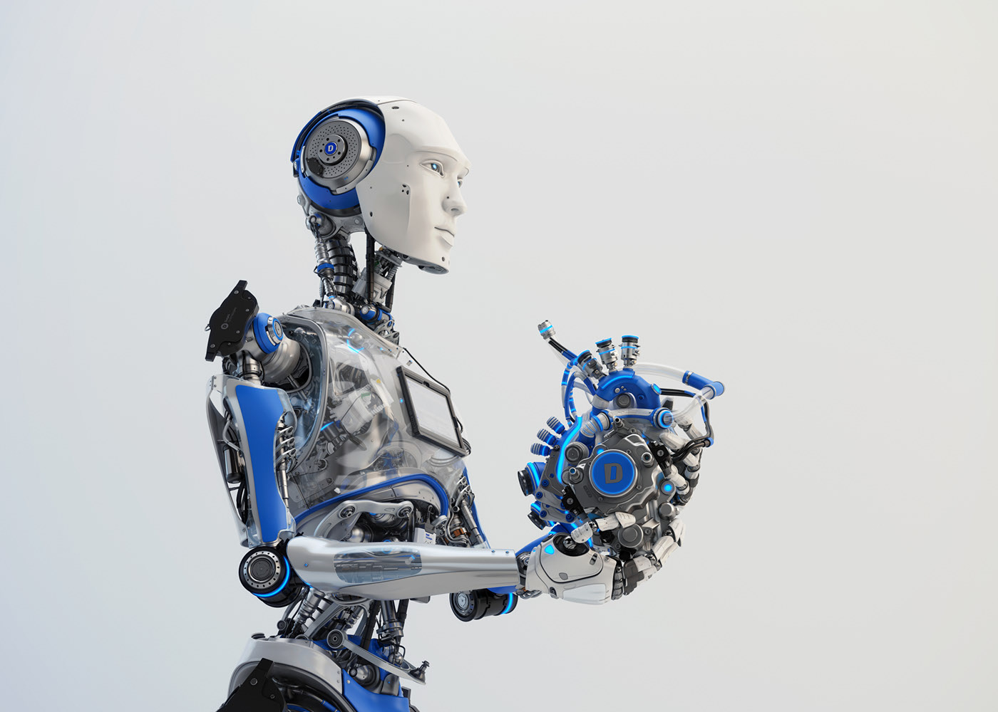 robot，product design，Technology design，future，Appearance design，Humanoid robot，Sense of science and technology，