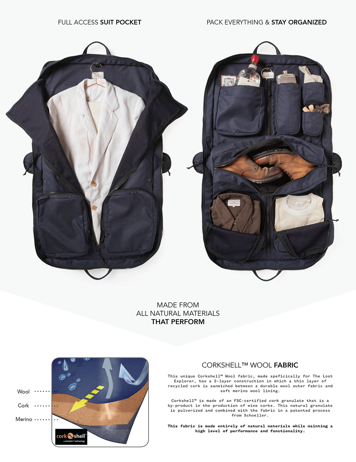 originality，texture，waterproof，capacity，package，