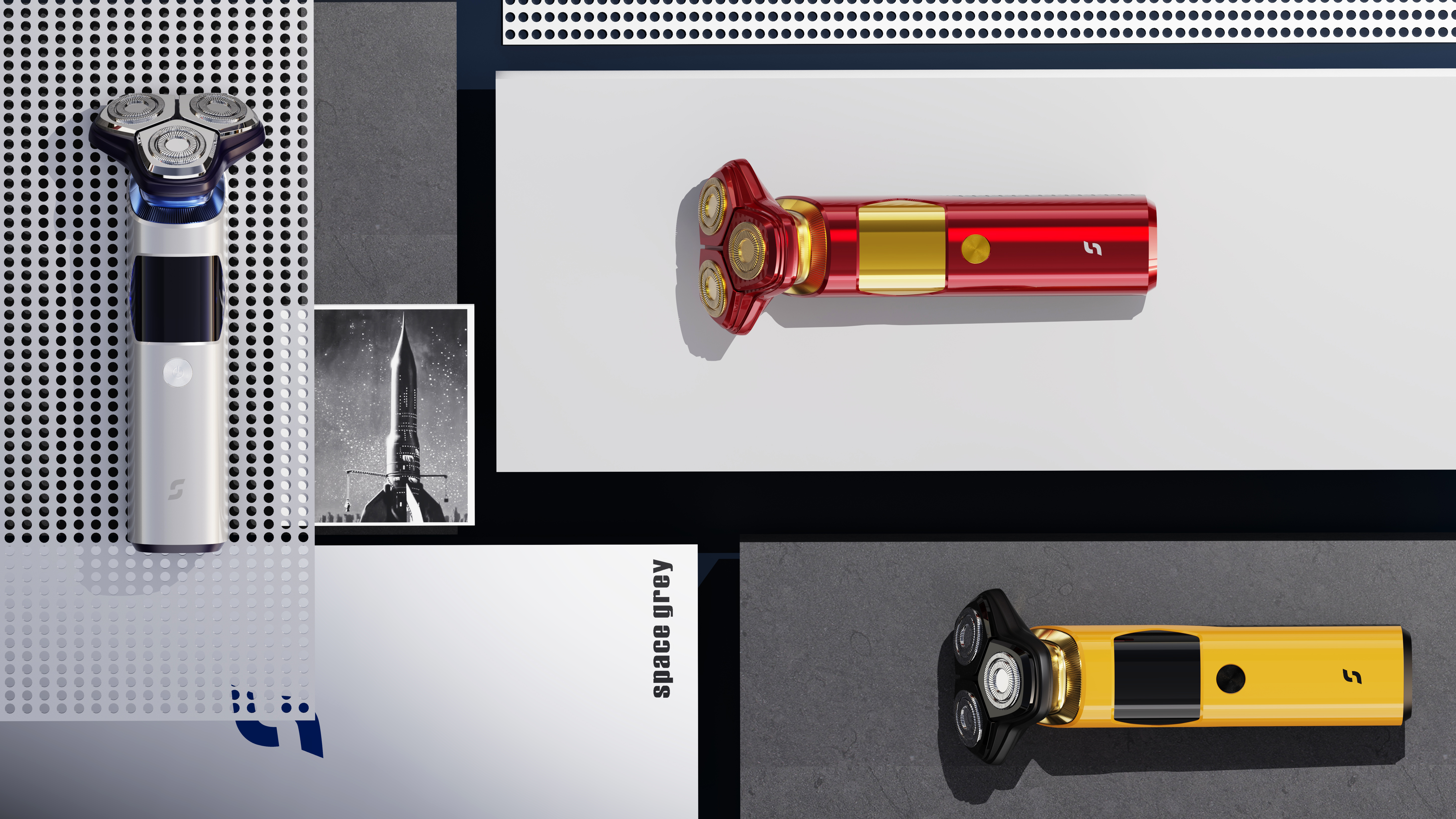 razor，Gehu，Product details，Color matching，man，household electrical appliances，fashion，