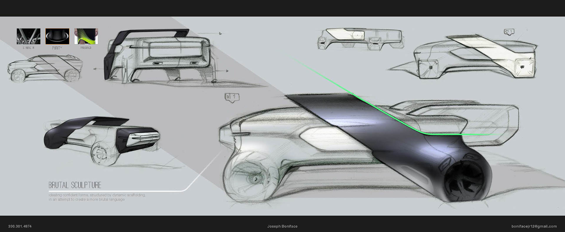 product design，Automatic design，GMC Cascadia，suv，