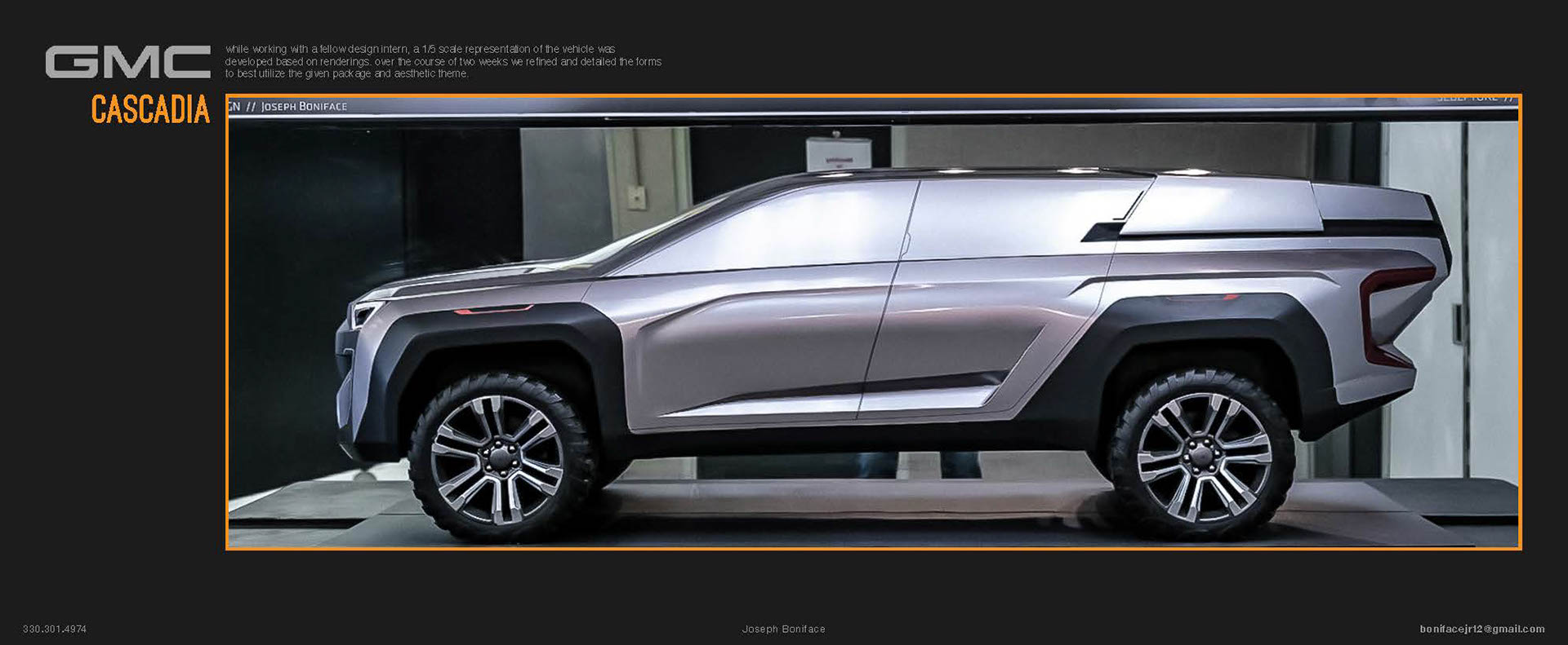 product design，Automatic design，GMC Cascadia，suv，