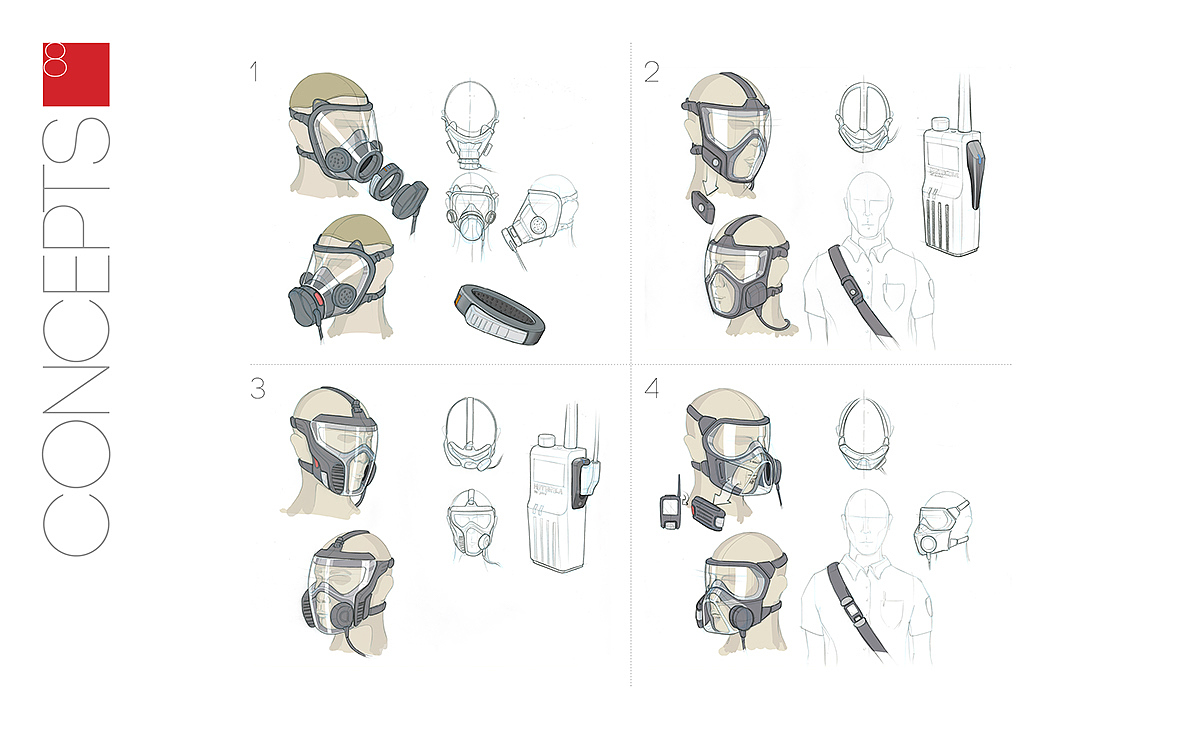 Sketch design，Rescue mask，sounds，