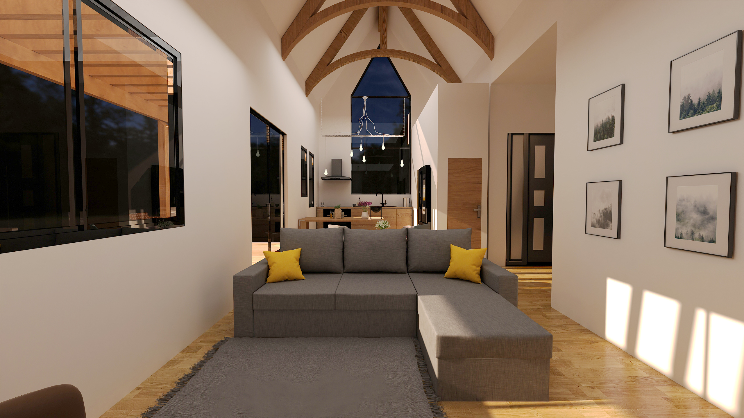 Kitchen + Dinning room interior Design - 普象网