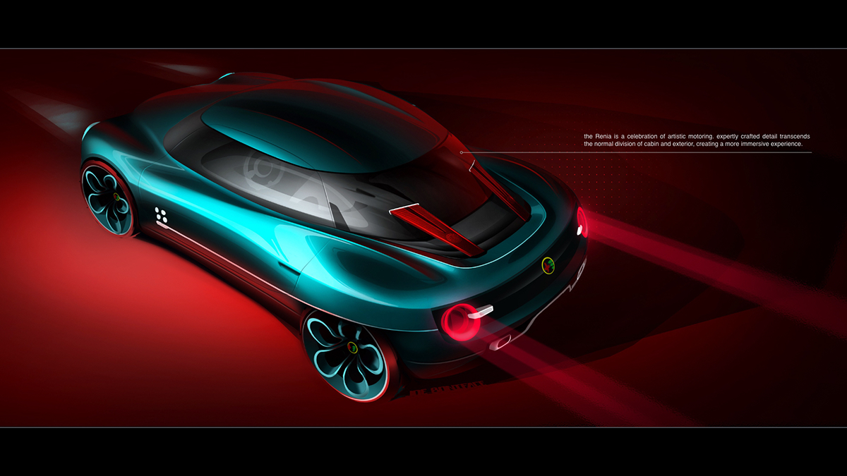 Alfa Romeo Renia，Automobile design，industrial design，