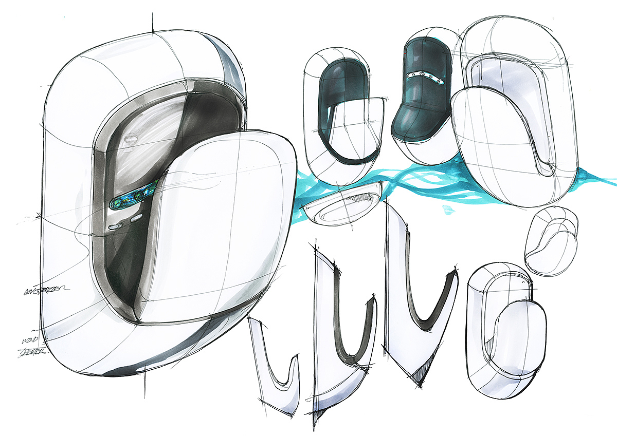 Hand dryer，concept，new type，sketch，originality，