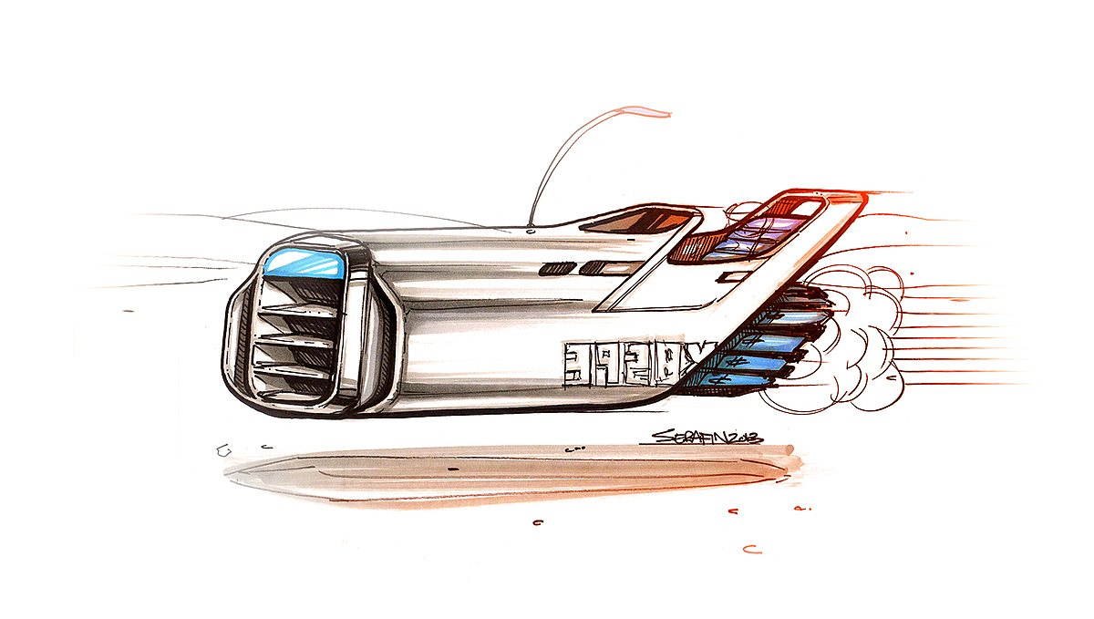 Hand drawn，