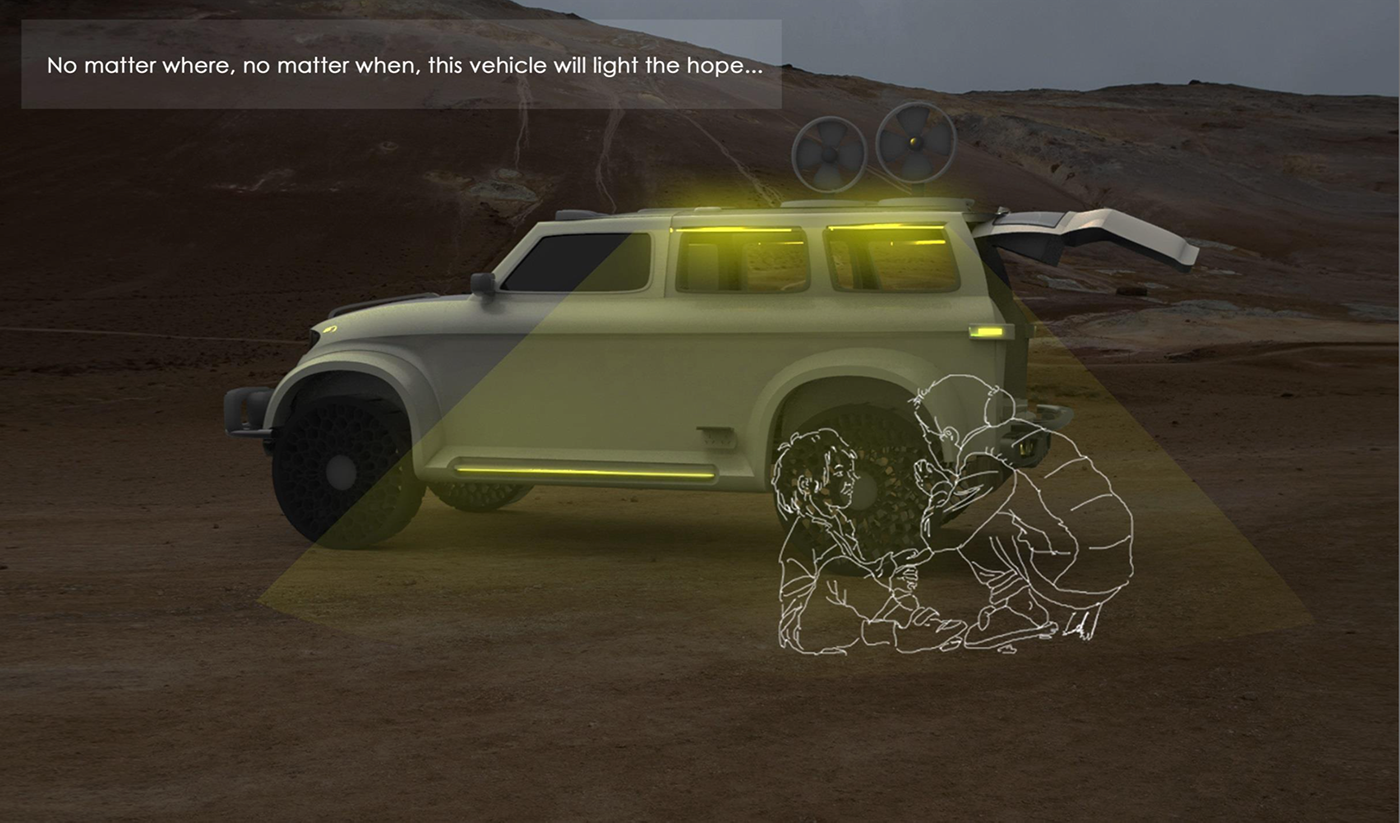 automobile，Off-road vehicle，Rescue vehicle，Design Research，concept，