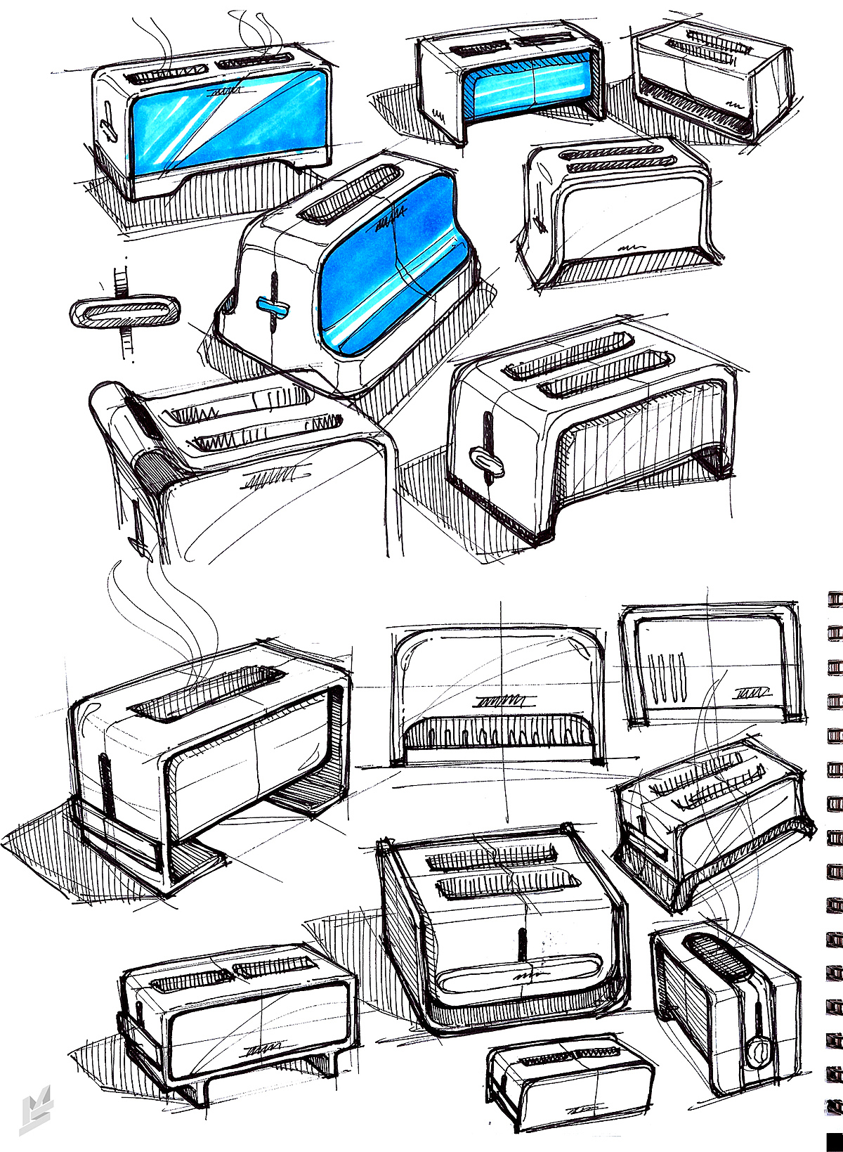 Hand drawn，