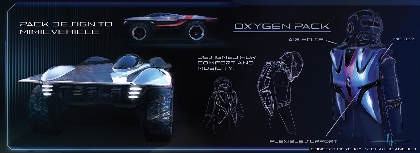 tesla，explore，Spacesuit，Spacewalk vehicle，