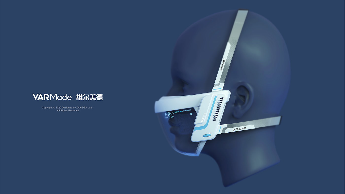 wearing a mask，