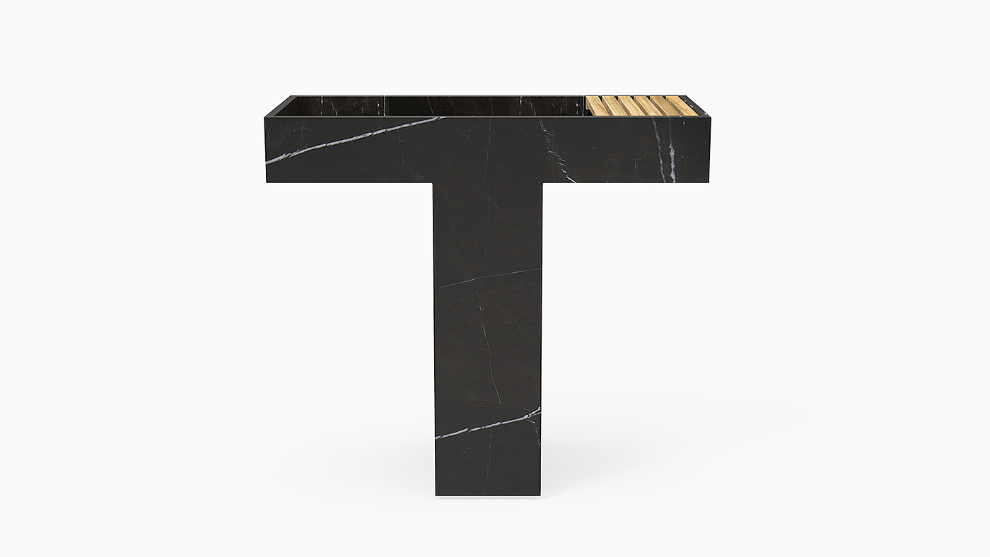 PILA，water tank，Marble，Cement mixture，
