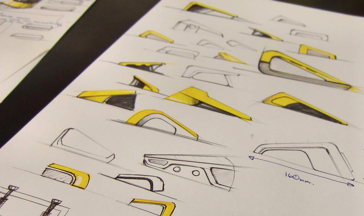 sketch，Hand drawn，industrial design，