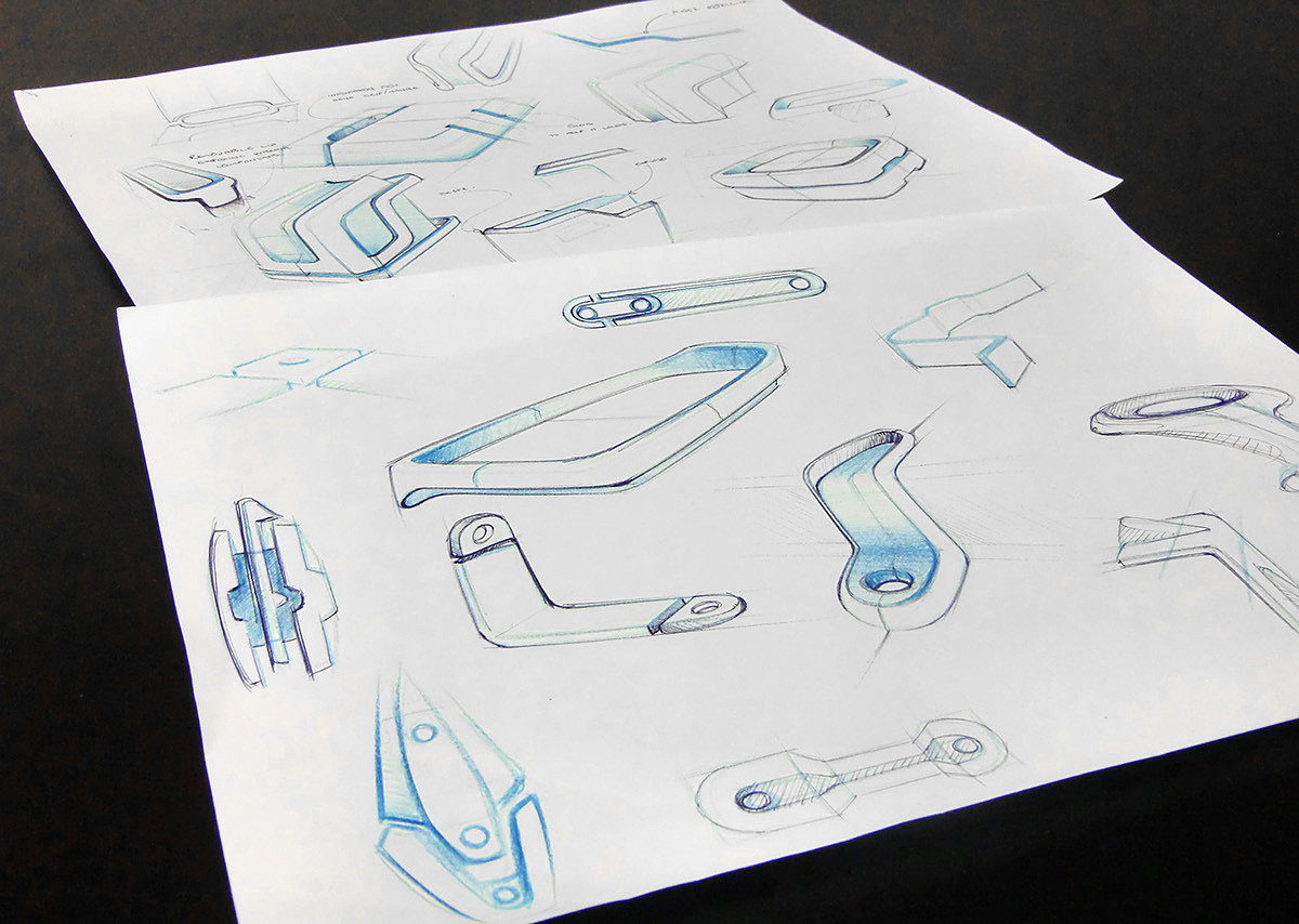 sketch，Hand drawn，industrial design，