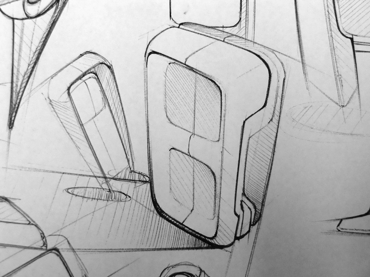 sketch，Hand drawn，industrial design，