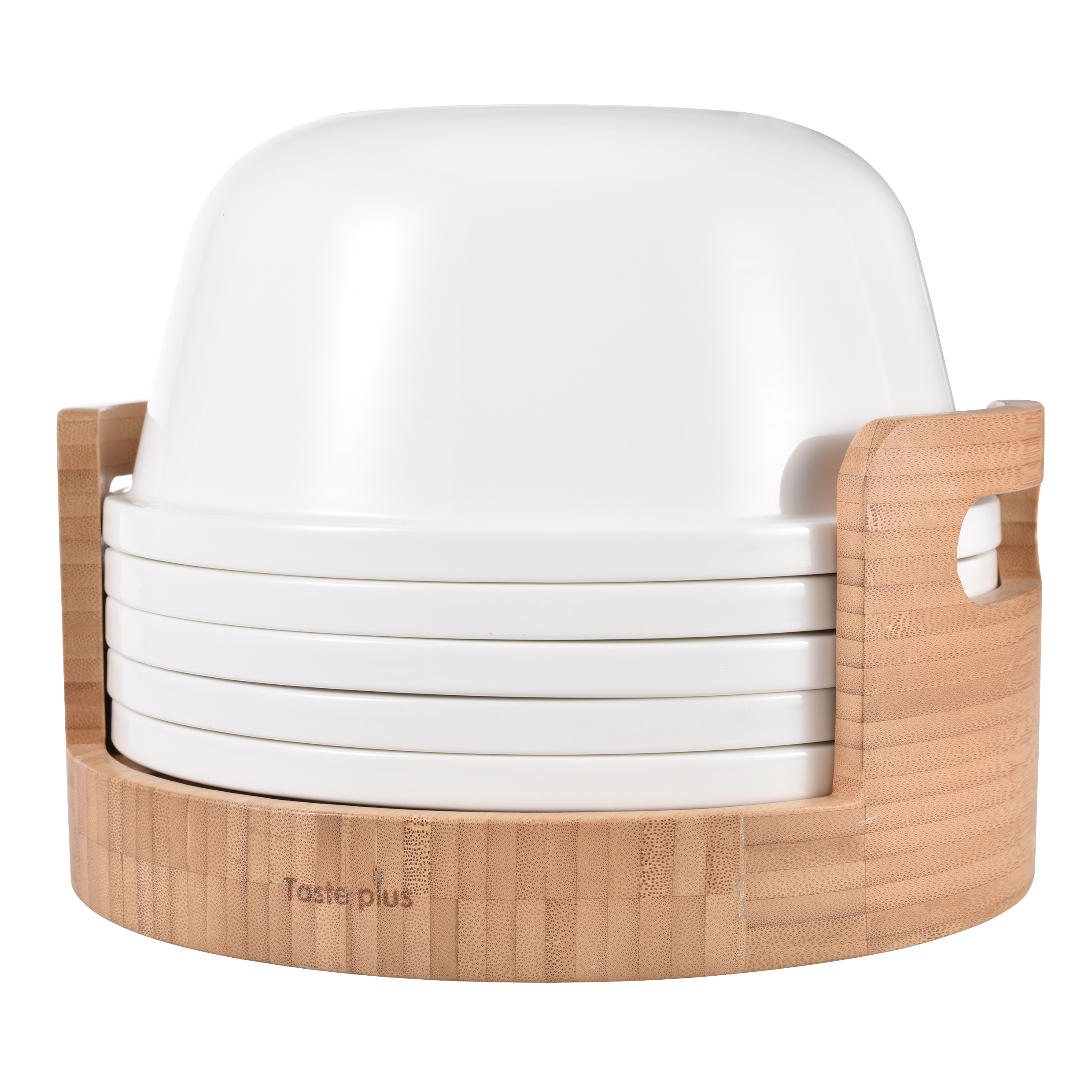 Northern Europe，Pure white ceramics，Receive，Small family dining table set，