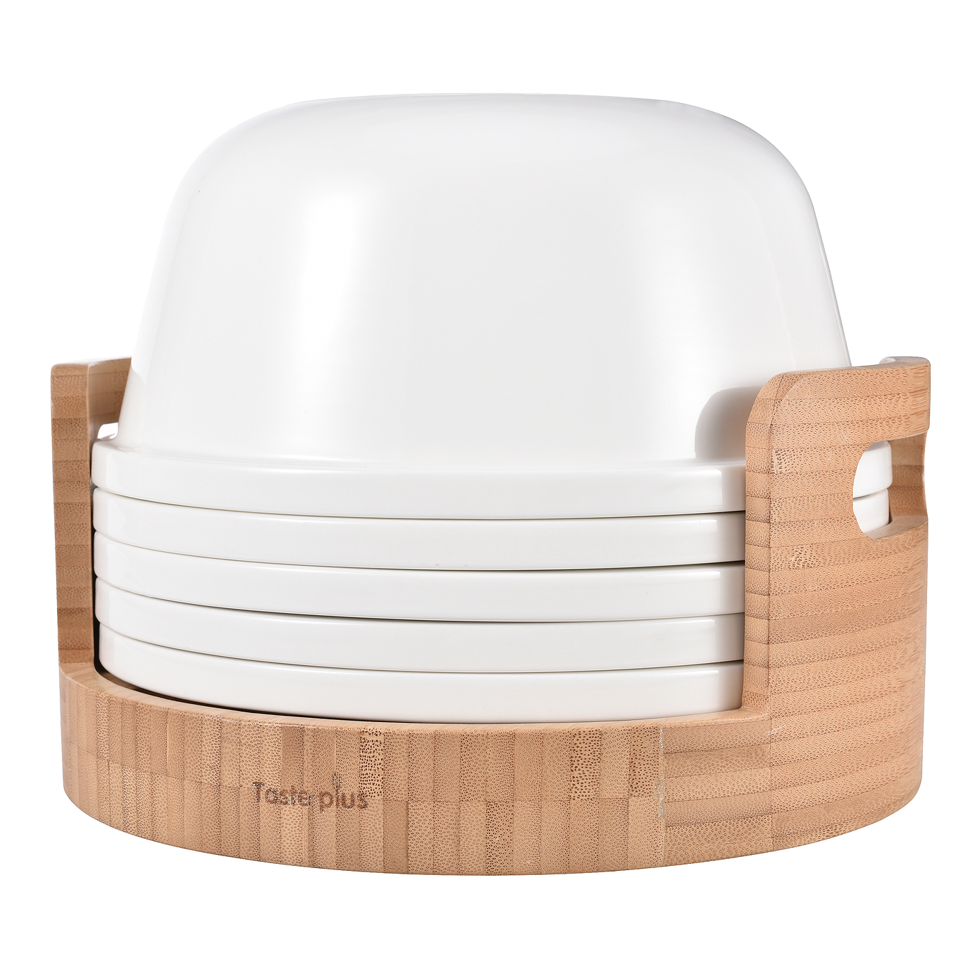 Northern Europe，Pure white ceramics，Receive，Small family dining table set，
