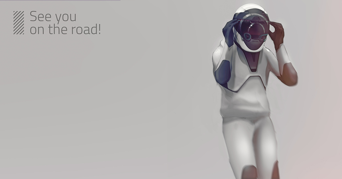 AEMH，motorcycle，Helmet，Navigation，security，Mobile app，