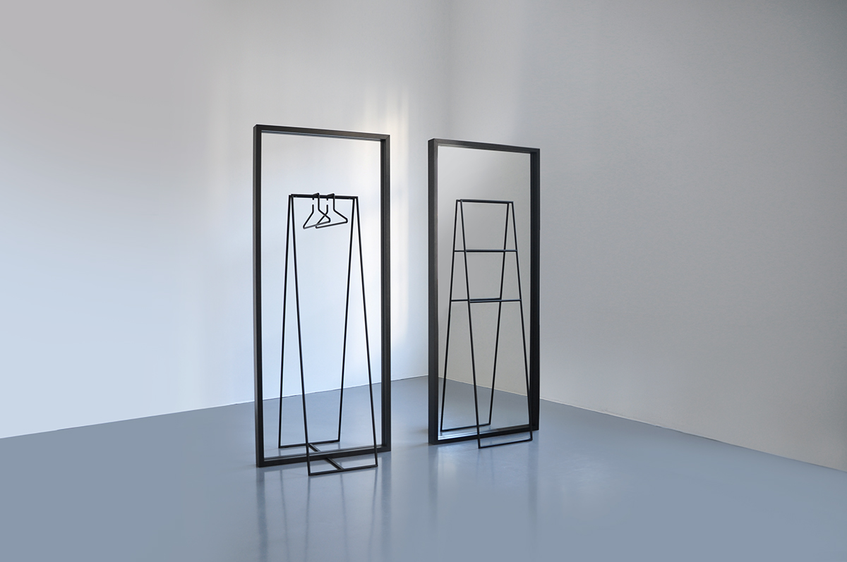 Symmetrical frame，image，mirror，Hanger，Metal，