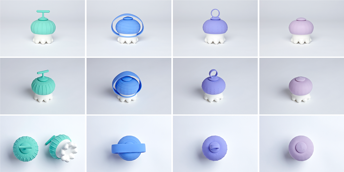 octopus，Massage ball，Sidewalk，ceramics，