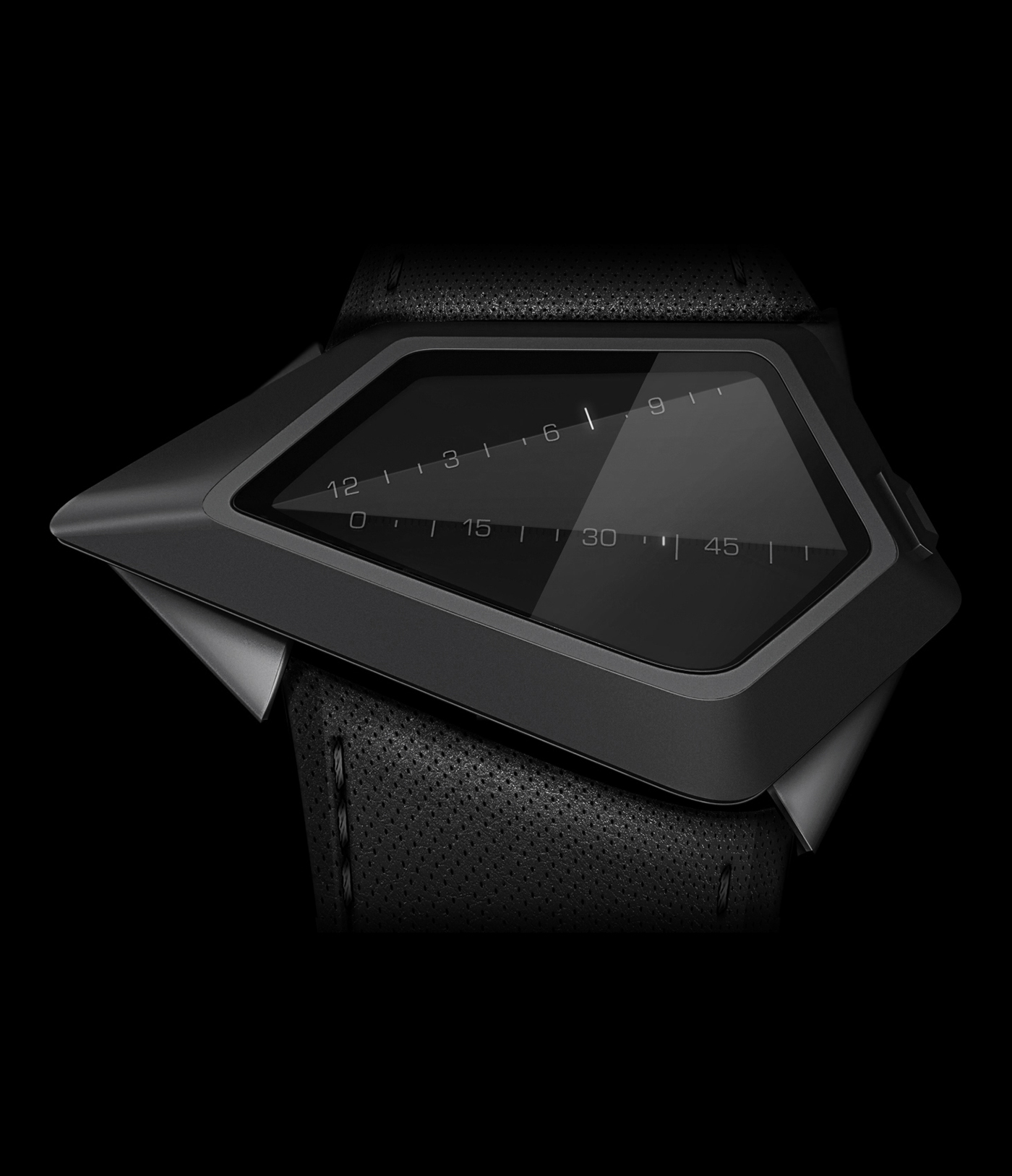 black，Automatic design，WØELK - WATCH，Wrist watch，