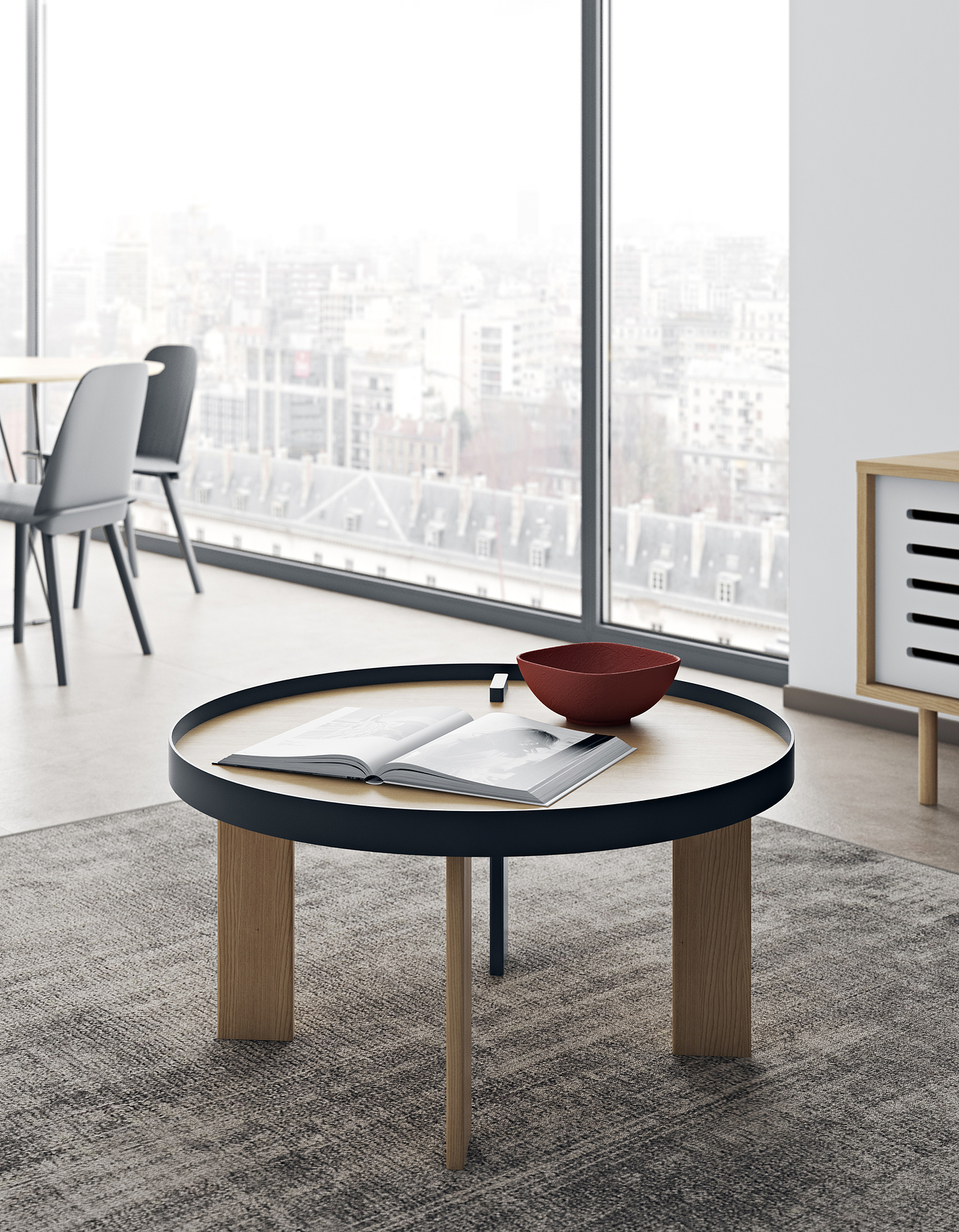 product design，woodiness，Table，Bruno，