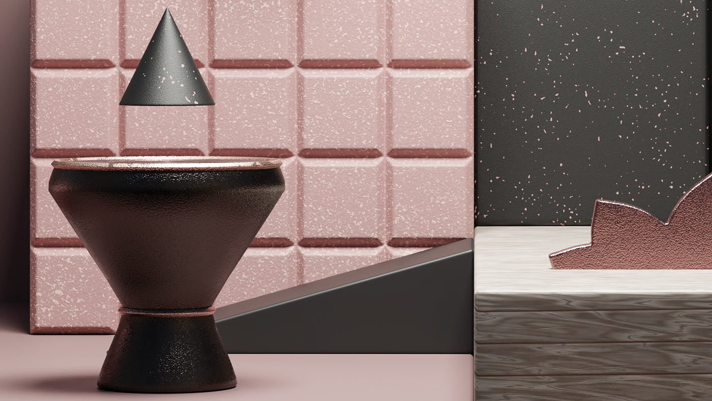 Geometric abstraction，Interior design，furniture，