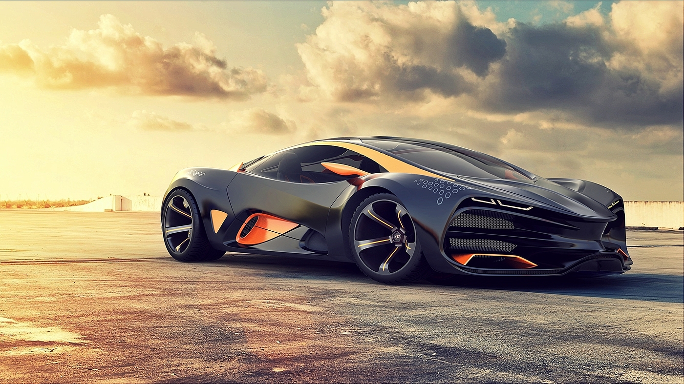raven，Sports car，Oil sludge，Automatic design，