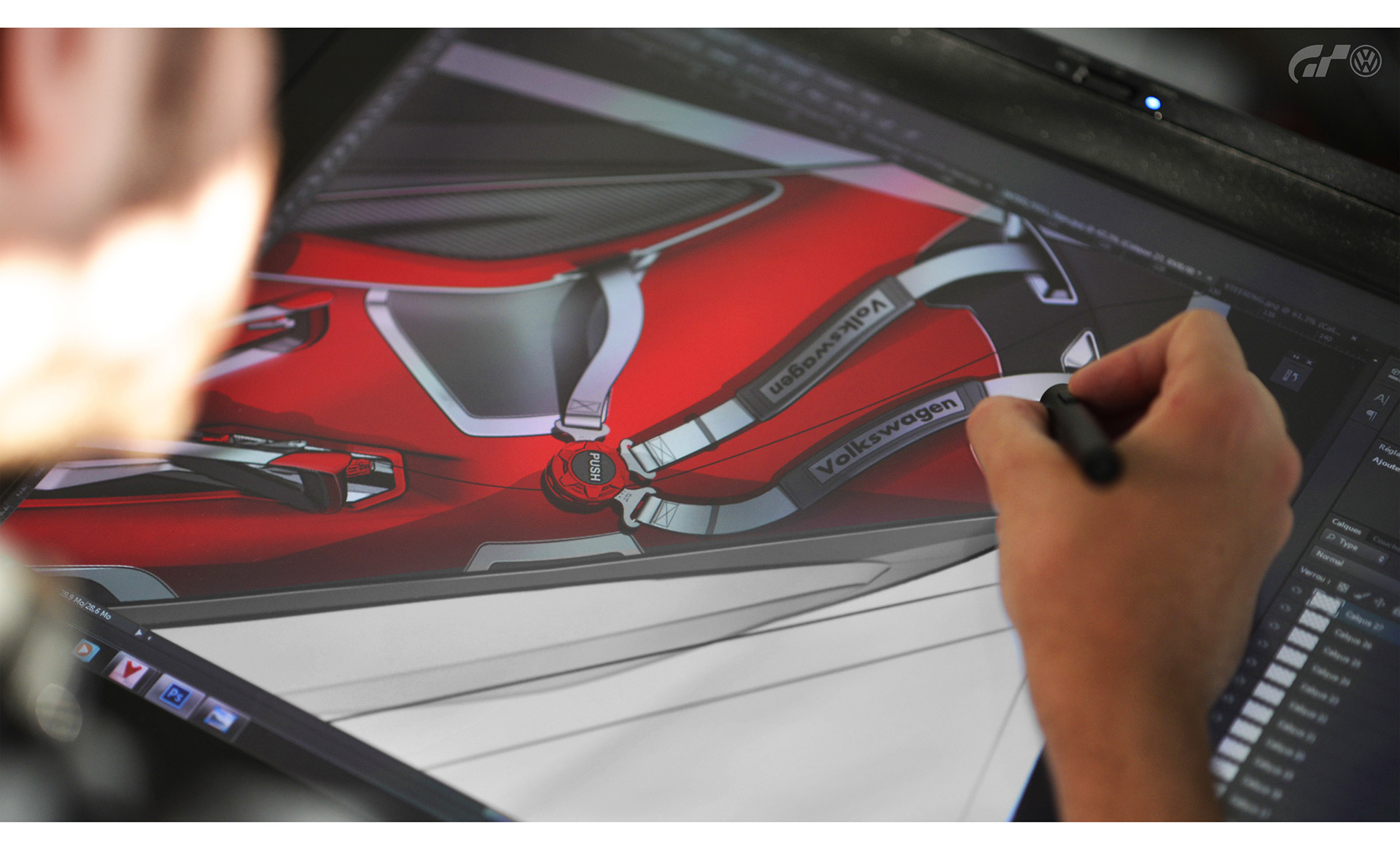 VOLKSWAGEN XE，Automatic design，sketch，Sports car，